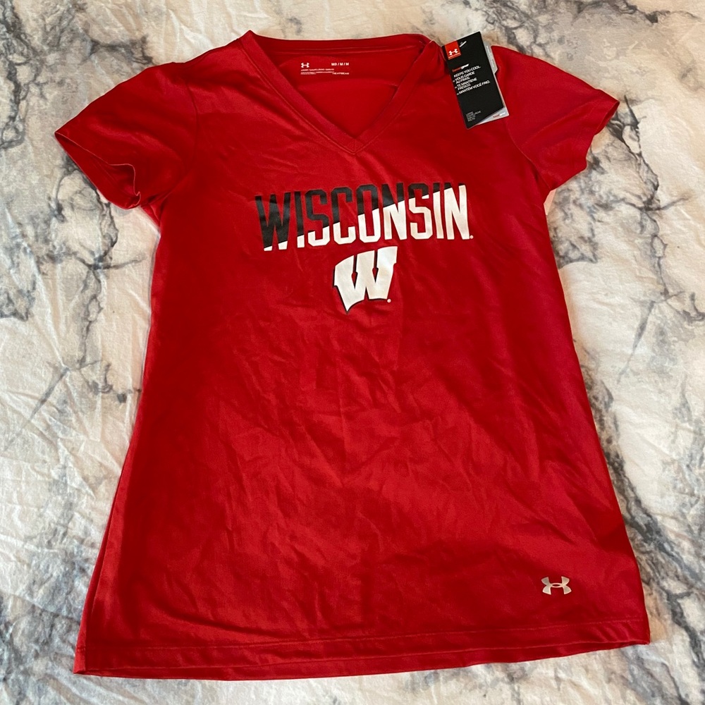 Wisconsin Badgers Under Armour Heat Gear Women’s M